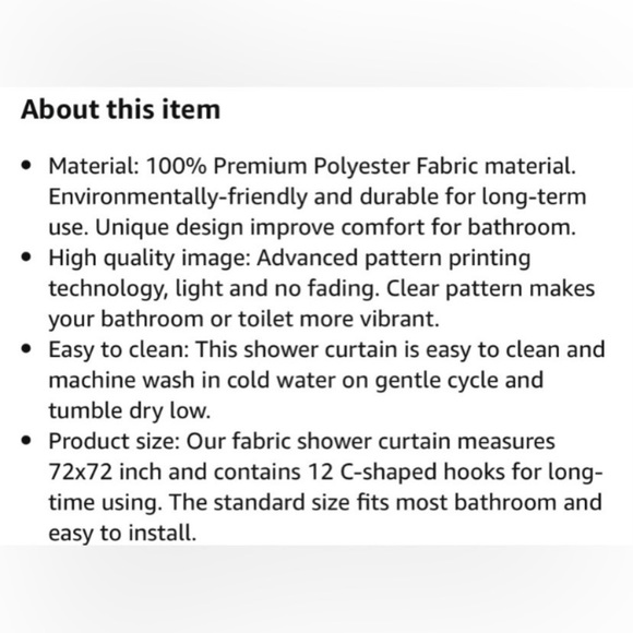 Nightmare before Christmas shower curtain - Picture 4 of 4